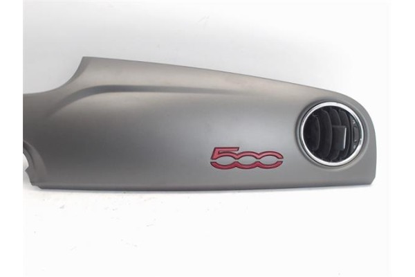 Recambio de embellecedor consola salpicadero para fiat 500 1.2 referencia OEM IAM   