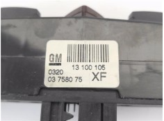 Recambio de interruptor luces emergencia para opel zafira 1.9 cdti referencia OEM IAM 13100105 03758075XF 
