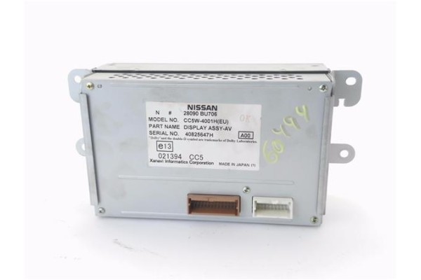 Recambio de pantalla para nissan almera tino (v10m) 1.8 básico referencia OEM IAM 28090BU706  