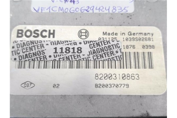 Recambio de centralita para renault megane ii (bm0/1_, cm0/1_) 1.9 dci referencia OEM IAM 8200310863 8200370779 