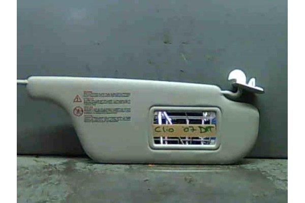 Recambio de parasol derecho para renault clio iii (2005) 1.4 16v referencia OEM IAM   