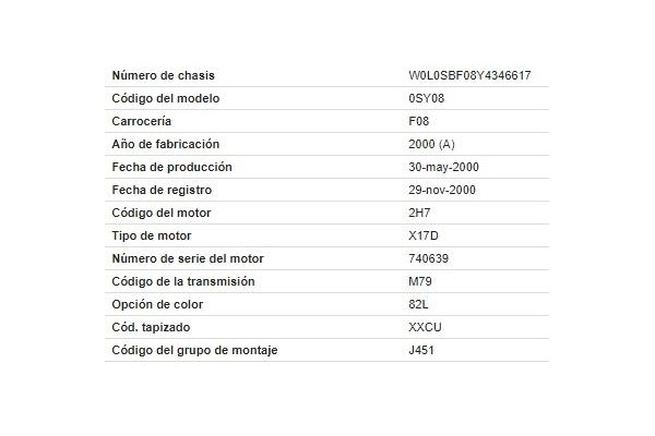 opel corsa b del año 2000