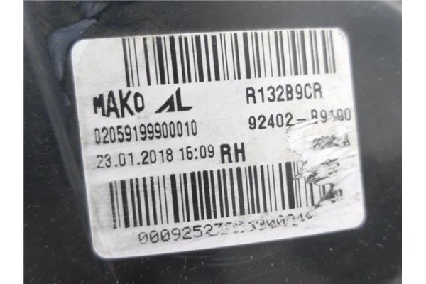 Recambio de piloto trasero derecho para hyundai i10 (ia) 1.0 classic referencia OEM IAM 92402B9100 R132B9CR 