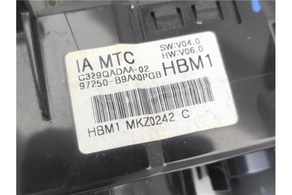 Recambio de mandos calefaccion / a.a. para hyundai i10 (ia) 1.0 classic referencia OEM IAM 97250B9AA0PGB  