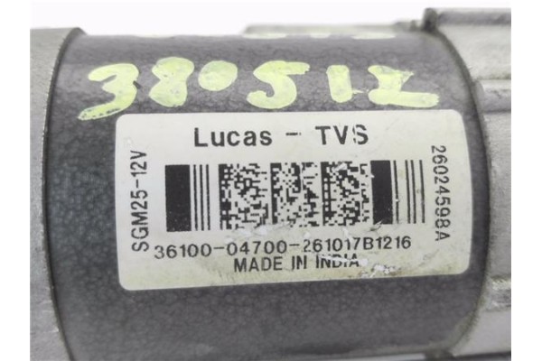 Recambio de motor arranque para hyundai i10 (ia) 1.0 classic referencia OEM IAM 3610004700 26024598A 