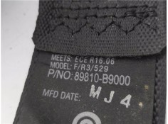 Recambio de cinturon seguridad trasero izquierdo para hyundai i10 (ia) 1.0 classic referencia OEM IAM 89810B9000  