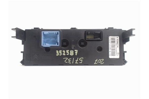 Recambio de mandos climatizador para peugeot 207 1.6 hdi referencia OEM IAM 96497866XT  