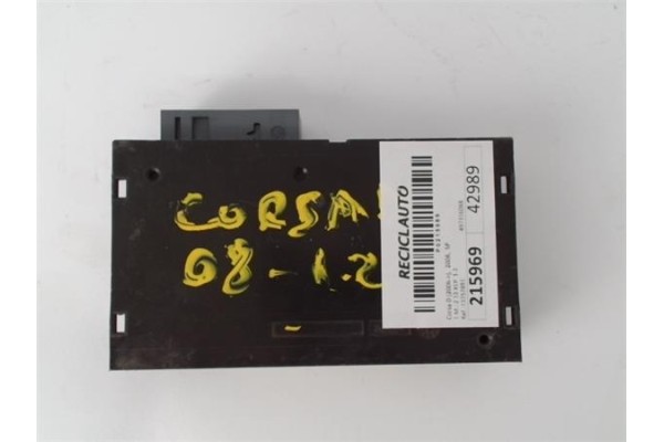 Recambio de centralita para opel corsa d 1.2 referencia OEM IAM 13252891  