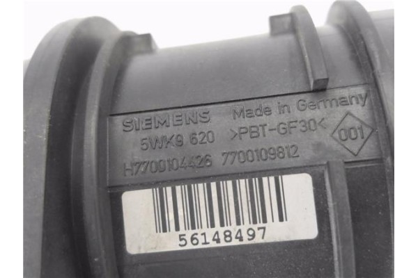 Recambio de caudalimetro para renault megane ii ranchera familiar (km0/1_) 1.5 dci referencia OEM IAM 7700109812 5WK9620 