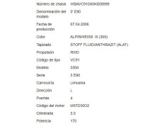 bmw serie 3 berlina (e90) del año 2006