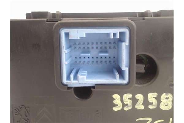 Recambio de mandos climatizador para peugeot 207 1.6 hdi referencia OEM IAM 96497866XT  