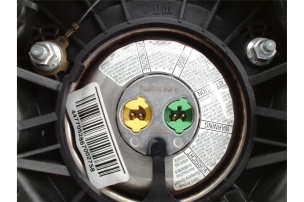 Recambio de airbag volante para fiat punto / grande punto (199) 1.3 d multijet referencia OEM IAM 4477052867002758 07354104460 