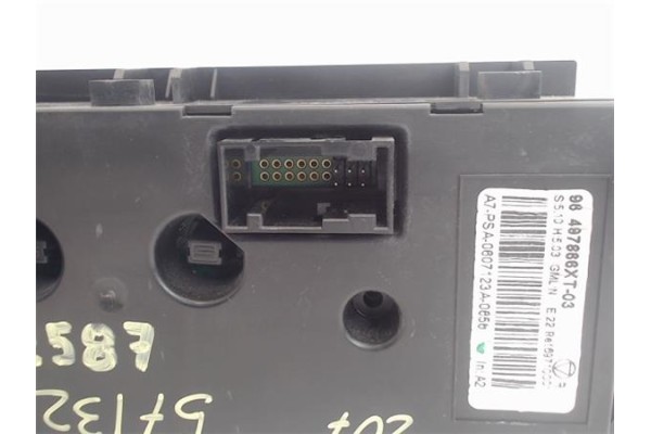 Recambio de mandos climatizador para peugeot 207 1.6 hdi referencia OEM IAM 96497866XT  