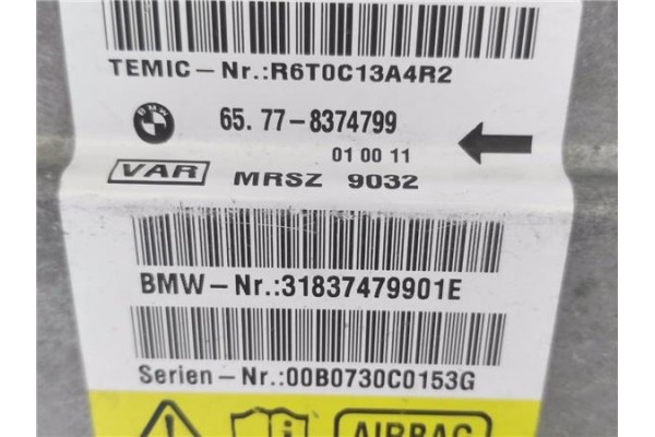 Recambio de centralita airbag para bmw serie 3 berlina (e36) 1.8 318i referencia OEM IAM 65778374799 MRSZ9032 