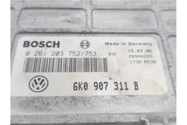 Recambio de centralita para seat ibiza (6k1) 1.6 i referencia OEM IAM 6K0907311B 261203752 