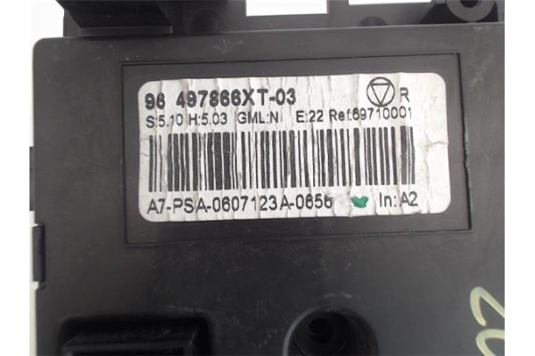 Recambio de mandos climatizador para peugeot 207 1.6 hdi referencia OEM IAM 96497866XT  