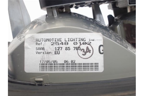 Recambio de piloto porton trasero izquierdo para saab 9-3 berlina 1.9 tid referencia OEM IAM 12785765 25480102 