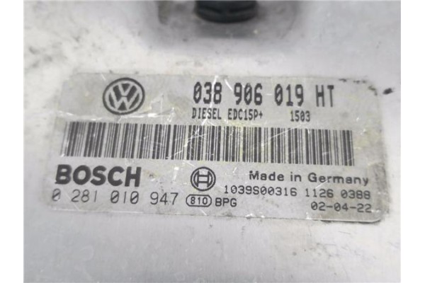 Recambio de centralita para seat ibiza (6l1) 1.9 tdi referencia OEM IAM 038906019HT 281010947 