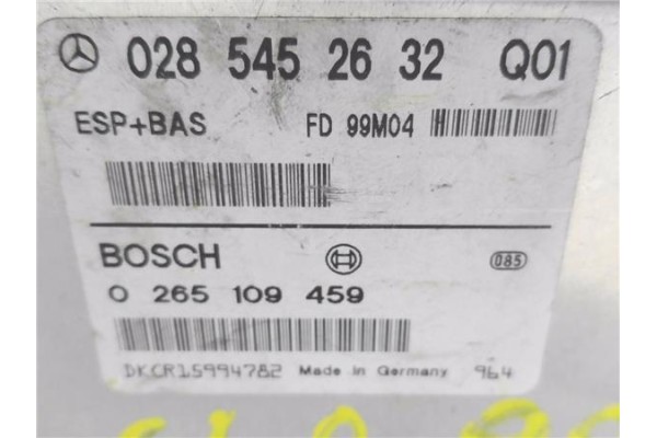 Recambio de centralita para mercedes-benz clase a (bm 168) 1.7 160 cdi (168.007) referencia OEM IAM 0285452632 265109459 