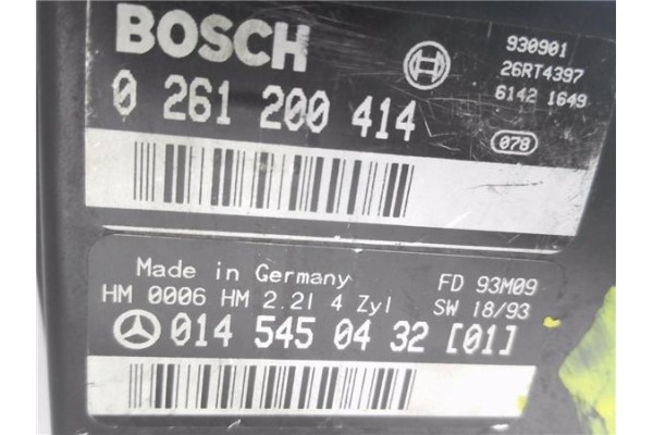 Recambio de centralita para mercedes-benz clase c (bm 202) berlina 2.2 220 (202.022) referencia OEM IAM 0145450432 261200414 