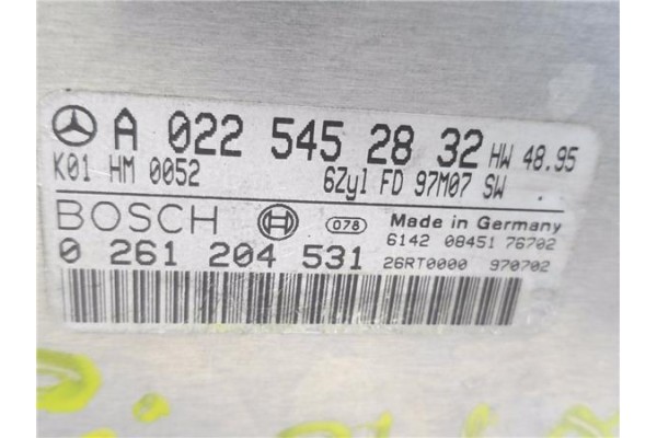 Recambio de centralita para mercedes-benz clase s (bm 140) berlina 3.2 300 sel (140.033) referencia OEM IAM A0225452832 26120453