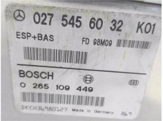 Recambio de centralita para mercedes-benz clase a (bm 168) 1.7 170 cdi (168.008) referencia OEM IAM 0275456032 265109449 