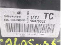 Recambio de centralita para chevrolet kalos 1.2 se referencia OEM IAM 96376652 S010016040A9 
