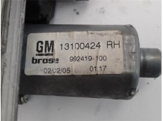 Recambio de mecanismo elevalunas trasero derecho para opel astra h berlina referencia OEM IAM 140309 13100424 