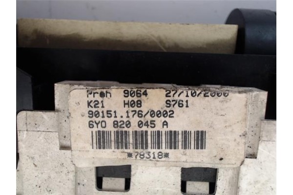 Recambio de mandos calefaccion / a.a. para skoda fabia (6y2/6y3) referencia OEM IAM 6Y0820045A  