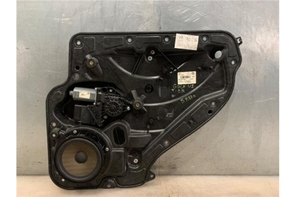 Recambio de mecanismo elevalunas trasero derecho para volkswagen golf vi (5k1) 1.4 advance referencia OEM IAM   