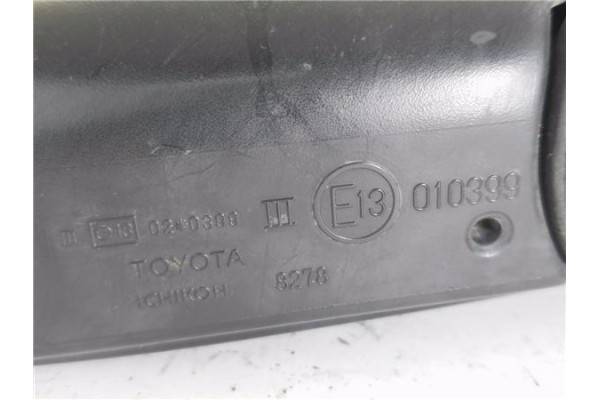 Recambio de retrovisor derecho para toyota yaris (ncp1/nlp1/scp1) 1.3 linea luna referencia OEM IAM E13010399  
