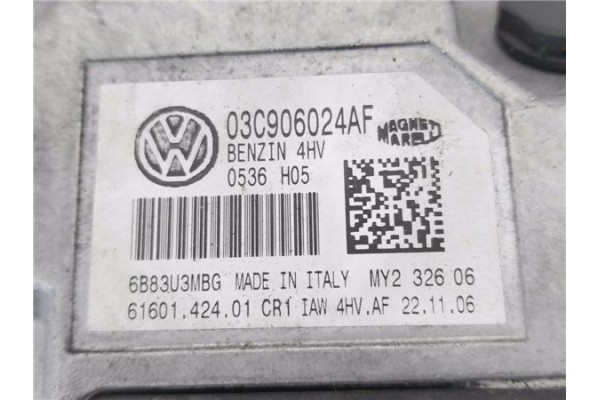 Recambio de centralita para seat ibiza (6l1) 1.4 fresh referencia OEM IAM 03C906024AF  