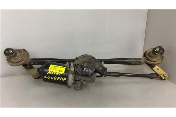Recambio de motor limpiaparabrisas delantero para hyundai accent iii (mc) 1.4 gl referencia OEM IAM 981101G000  981102B000 , HYU