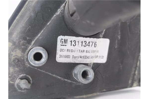 Recambio de retrovisor derecho para opel meriva 1.7 cdti referencia OEM IAM 13113476  
