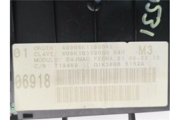 Recambio de autoradio para seat ibiza (6k1) 1.9 sdi referencia OEM IAM 6K1035905G 6K0035156A 