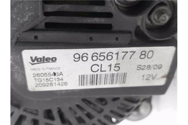 Recambio de alternador para citroen c4 picasso 1.6 hdi referencia OEM IAM 9665617780 TG15C134 