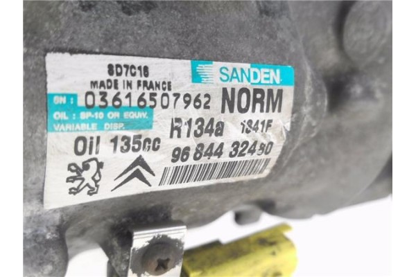 Recambio de compresor aire acond. para citroen c4 picasso 1.6 hdi referencia OEM IAM 9684432480 R134A1341F 