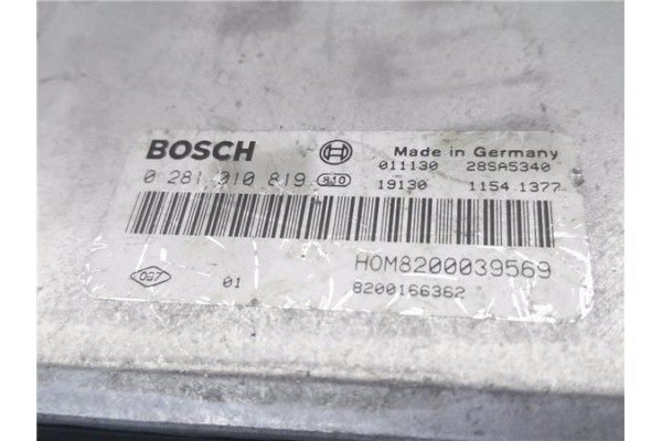 Recambio de centralita para renault scenic i (ja...) 1.9 dci (ja05, ja1f) referencia OEM IAM 8200039569 281010819 
