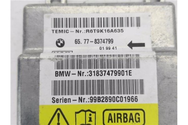 Recambio de centralita airbag para bmw serie 3 berlina (e36) 1.6 316i referencia OEM IAM 65778374799 R6T9K16A635 