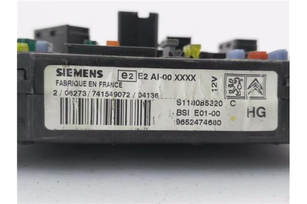 Recambio de bsi para citroen xsara picasso 1.6 hdi referencia OEM IAM 9652474680 s118085320c 