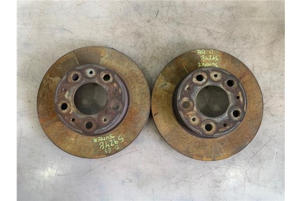 Recambio de disco freno delantero para citroen jumper furgón (244) 2.8 hdi referencia OEM IAM   