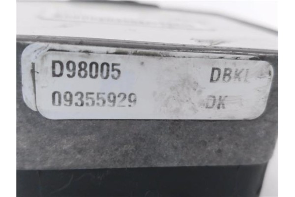 Recambio de centralita para opel astra g fastback (f48_, f08_) 1.6 16v referencia OEM IAM 09355929  