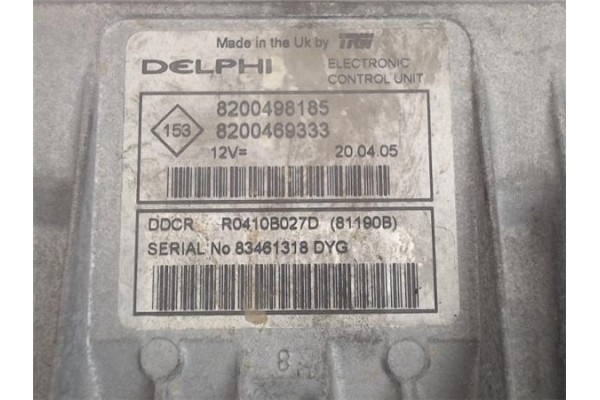 Recambio de centralita para renault kangoo i (f/kc0) 1.5 dci (kc07) referencia OEM IAM   