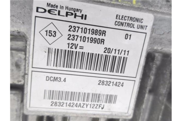 Recambio de centralita para renault grand modus 1.5 authentique referencia OEM IAM 237101989R 28321424 