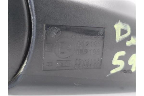 Recambio de retrovisor izquierdo para daewoo kalos 1.4 se referencia OEM IAM 96543118 E4012185 