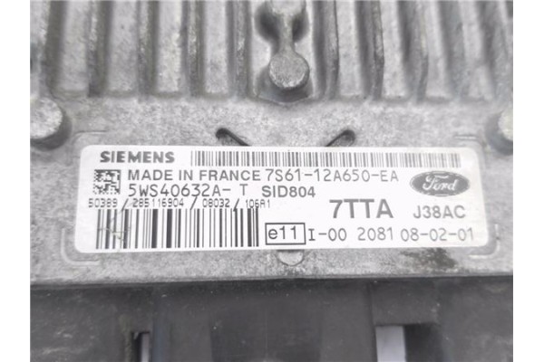 Recambio de centralita para ford fiesta (cbk) 1.4 ambiente referencia OEM IAM 7S6112A650EA 5WS40632AT 