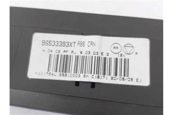 Recambio de mandos climatizador para citroen c3 1.4 hdi referencia OEM IAM 96533393XT  