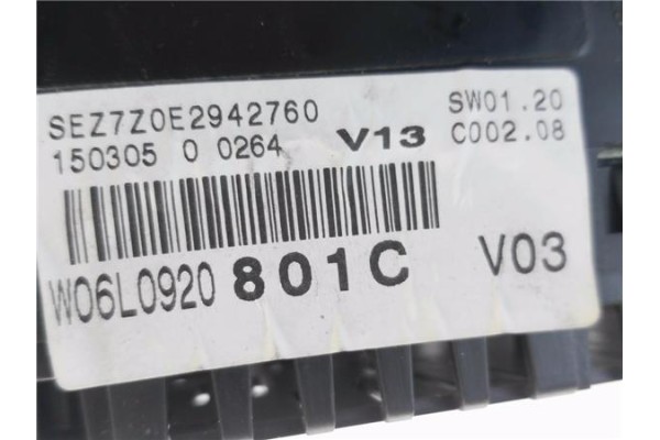 Recambio de cuadro completo para seat cordoba berlina (6l2) 1.4 16v referencia OEM IAM 6L0920801C 110080104012A 