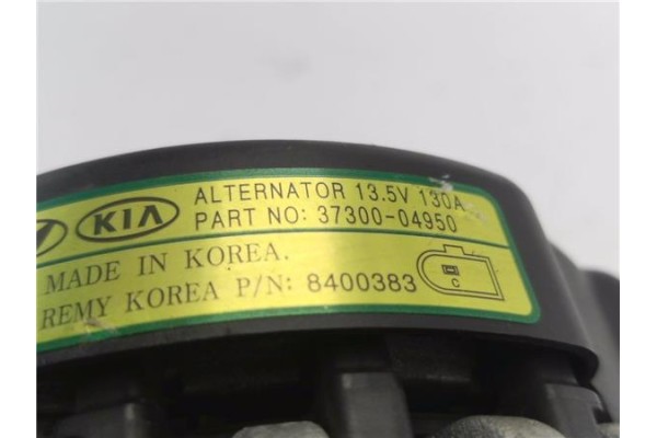 Recambio de alternador para kia stonic (ybcuv) 1.0 edition 7 referencia OEM IAM 3730004950 8400383 