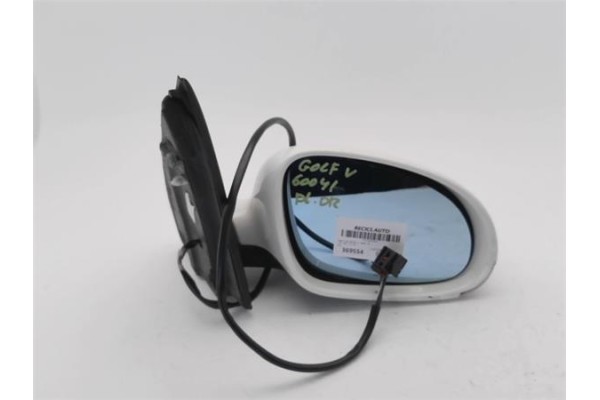 Recambio de retrovisor electrico derecho para volkswagen golf v (1k1) 1.9 tdi referencia OEM IAM 1J185750801C  